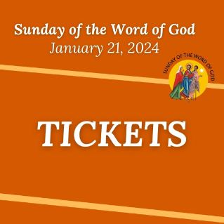 Tickets for the World Day of the Poor