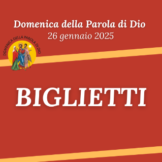 Biglietti per la Domenica della Parola di Dio
