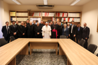 Pope Francis visit to Pontifical Council for New Evangelization