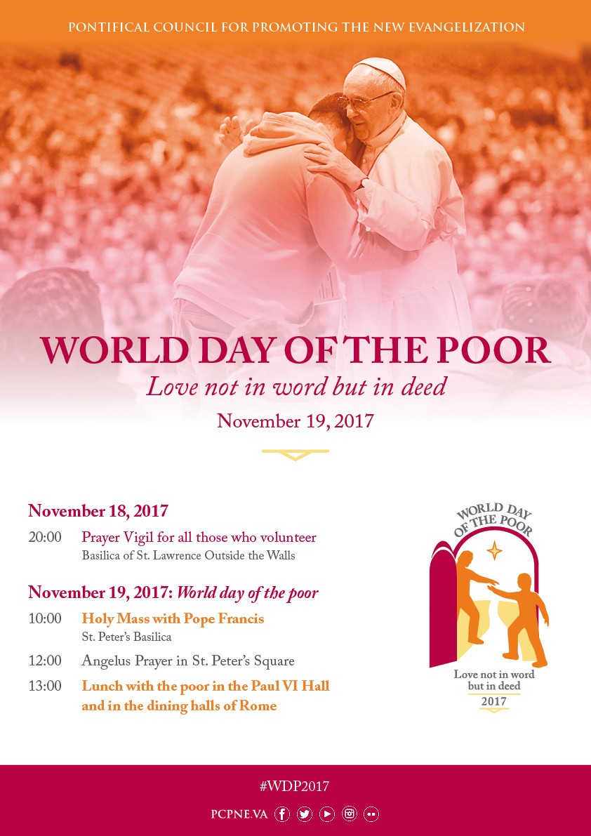 Manifesto Giornata Mondiale Poveri EN