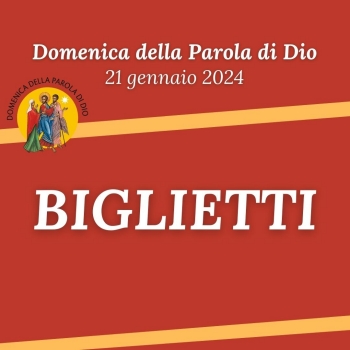 Domenica della Parola di Dio 2023 - 1
