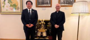 Visita alla Residenza dell'Ambasciatore del Giappone presso la Santa Sede